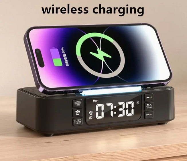 Smart Alarm Clock Music Player for Home Hotel Multifunctional
