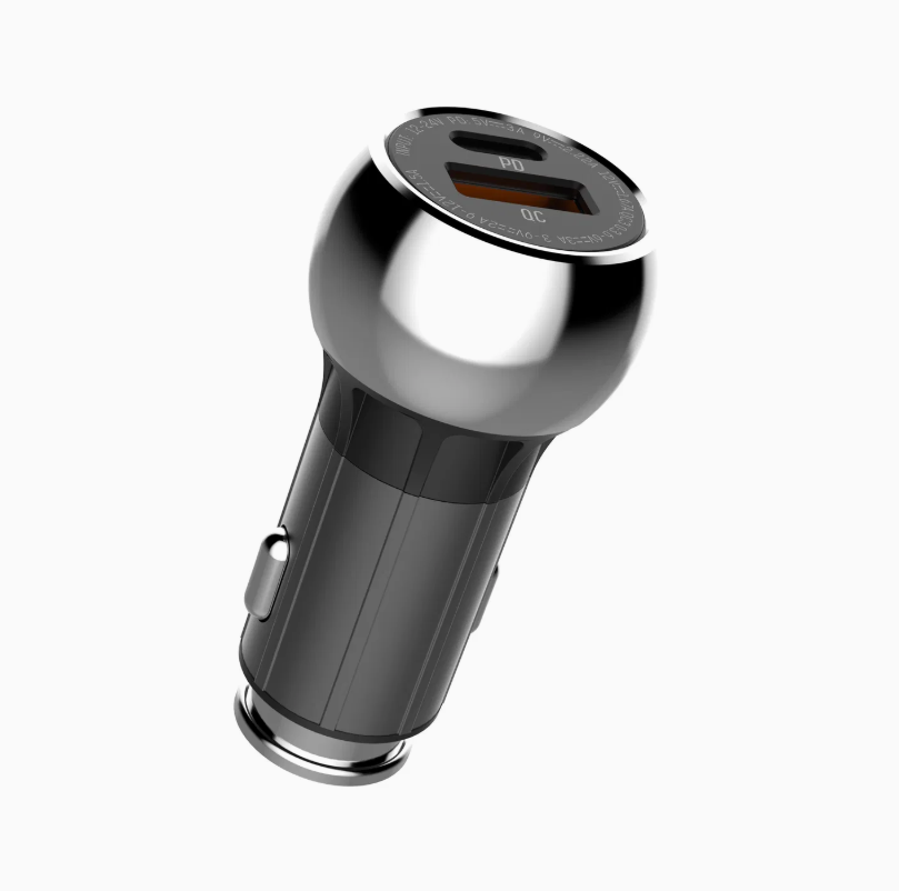 LDNIO C1 30W PD & QC3.0 Dual USB Fast Car Charger