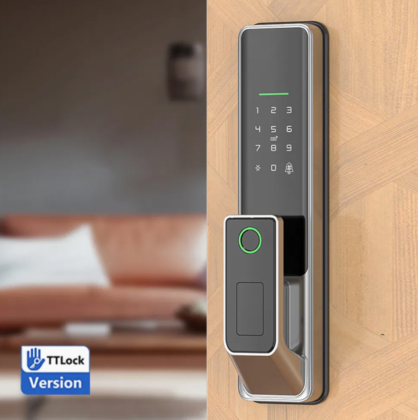 Premium G1 Smart Push Pull Fingerprint Digital Door Lock with TTLock App