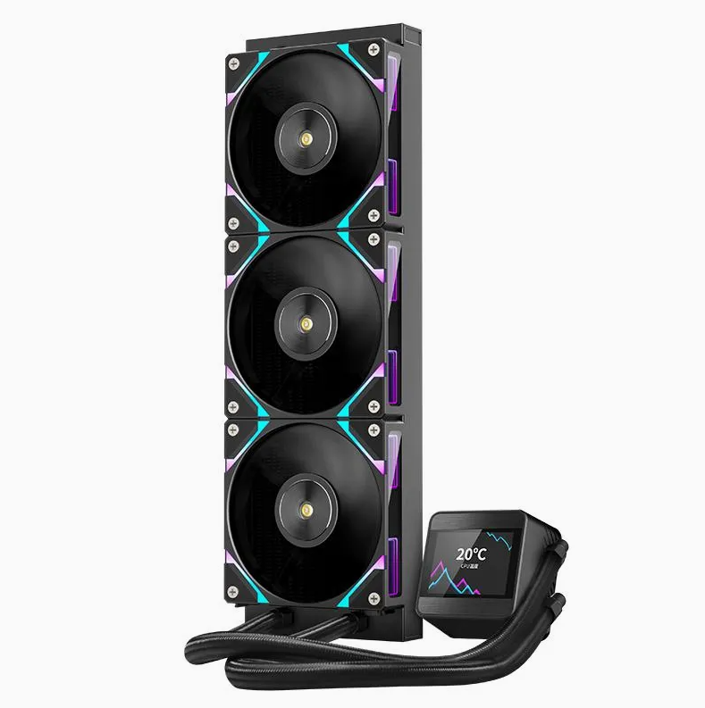 Segotep MU-360 ARGB 360mm AIO Liquid CPU Cooler with IPS Display