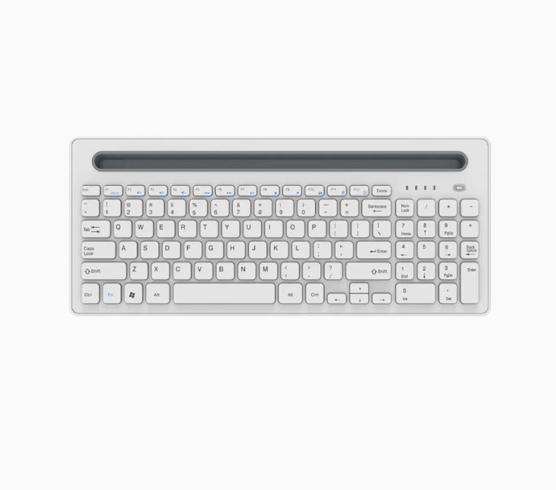 Smart Bluetooth Wireless Keyboard with Numeric Keypad – Ultra-Slim Rechargeable Magic Keyboard for Tablet, Laptop & Desktop